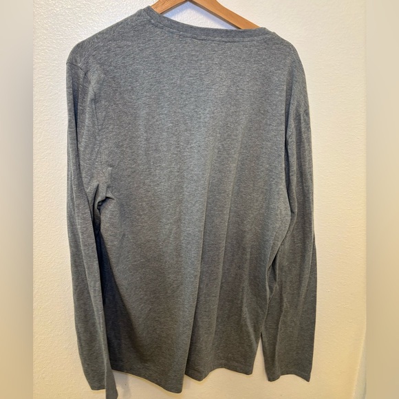 NWT Express Heather Gray Long Sleeve Shirt - Picture 4 of 5
